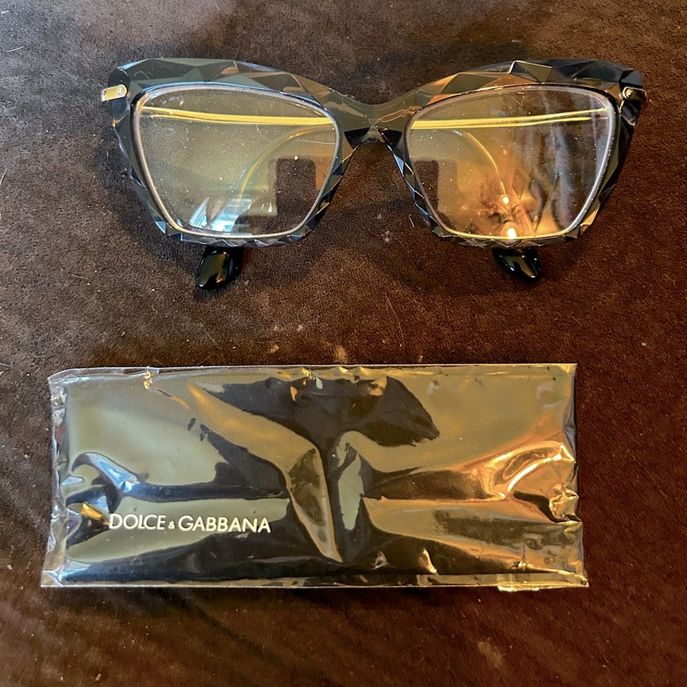 Dolce & Gabbana black framed glasses